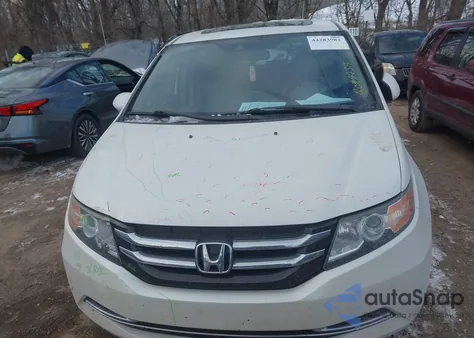 2014 Honda Odyssey Ex-L z USA, uszkodzony, nr VIN 5FNRL5H69EB022043